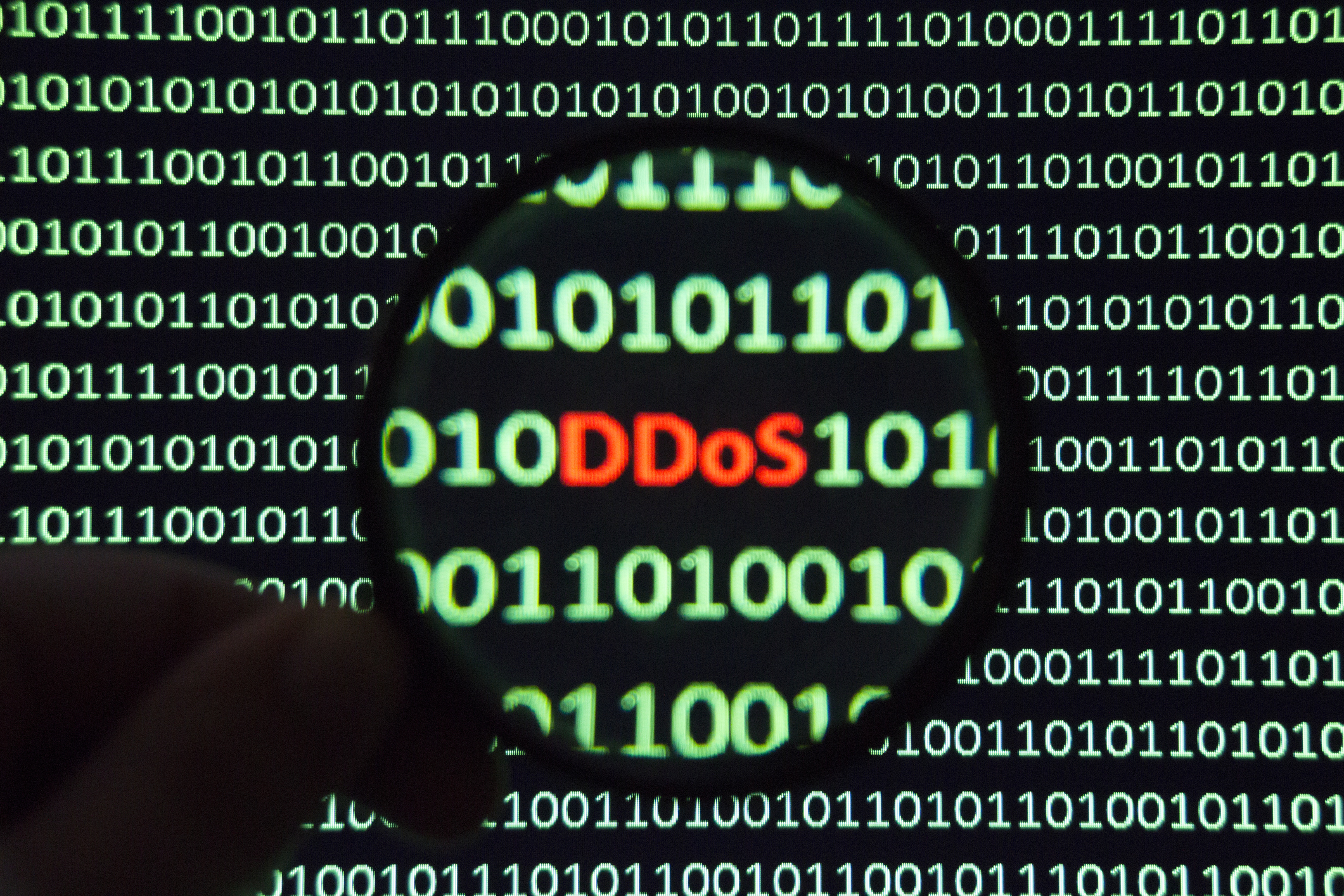 DDOS cyber attack image